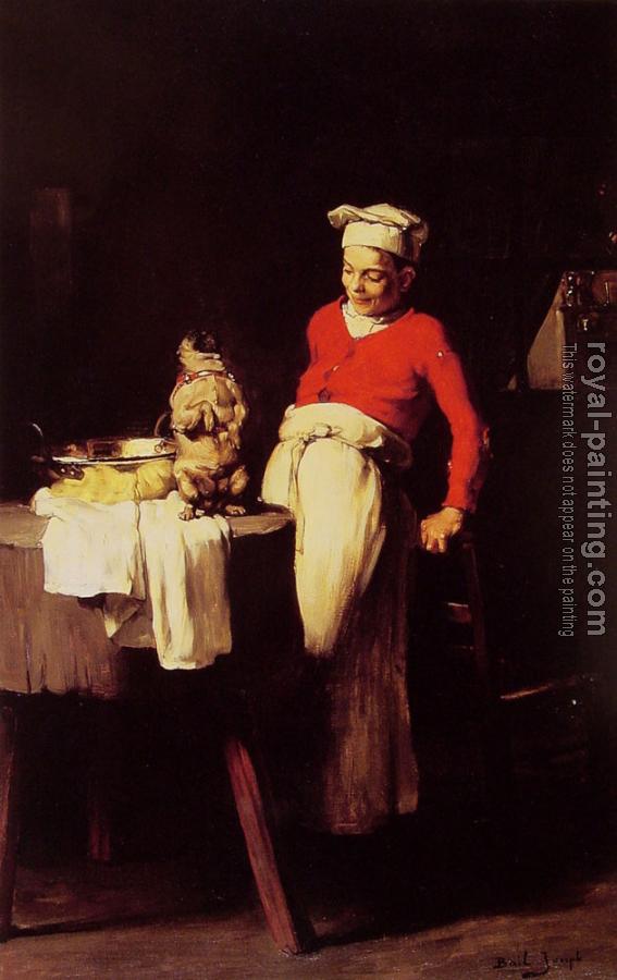 Claude Joseph Bail : The cook and the pug